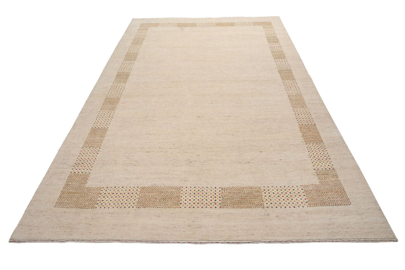 Tapis Gabbeh - Loribaft Indus - 295 x 191 cm - beige clair
