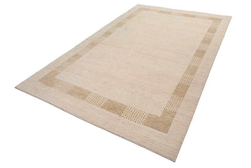 Tapis Gabbeh - Loribaft Indus - 295 x 191 cm - beige clair
