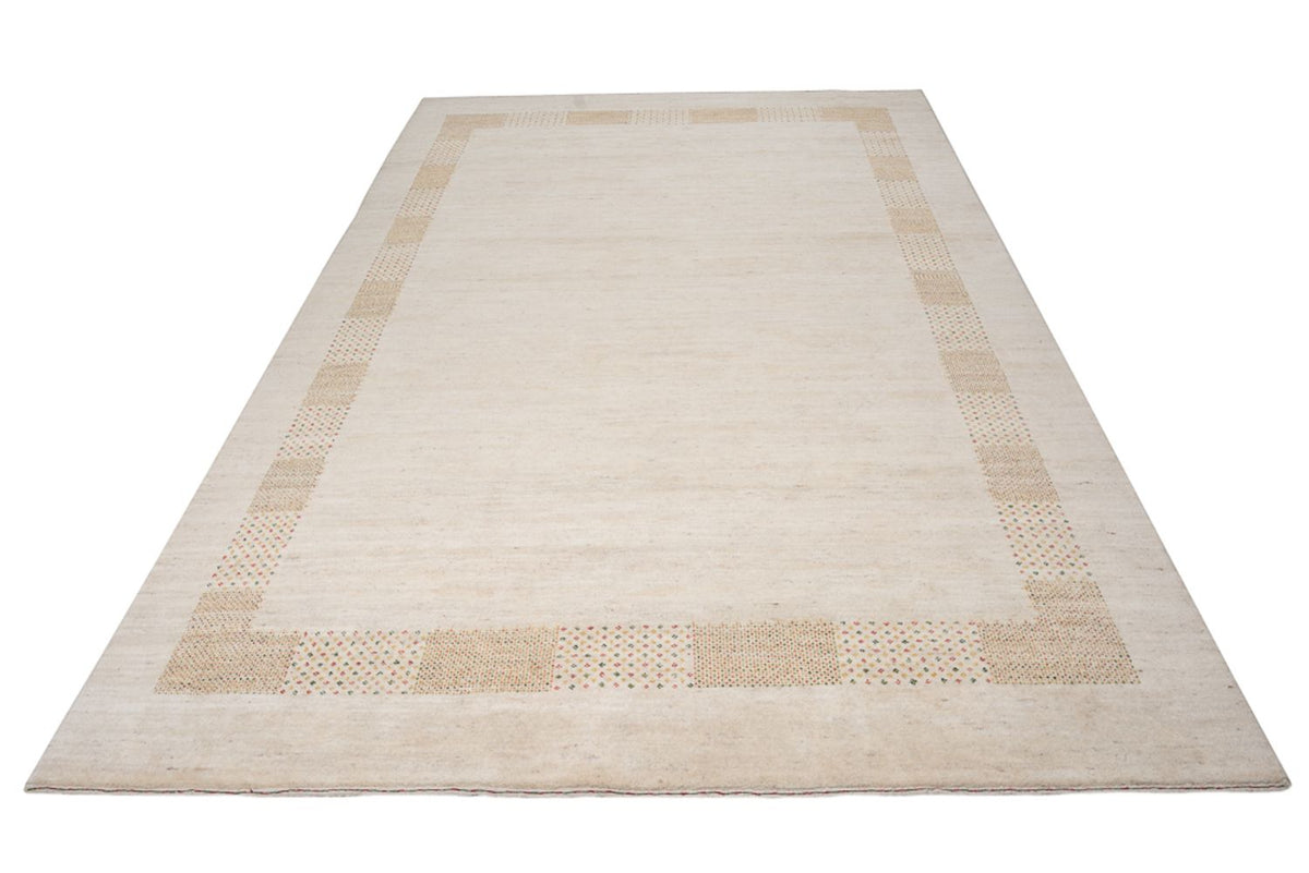 Tapis Gabbeh - Loribaft Indus - 295 x 191 cm - beige clair
