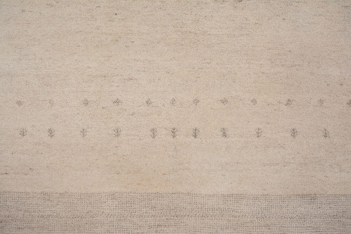 Tapis Gabbeh - Loribaft Indus - 201 x 146 cm - gris clair