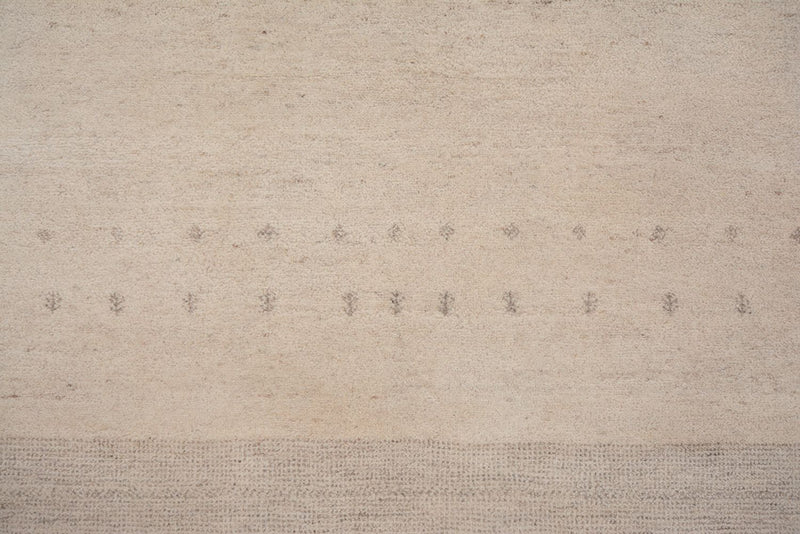 Tapis Gabbeh - Loribaft Indus - 201 x 146 cm - gris clair