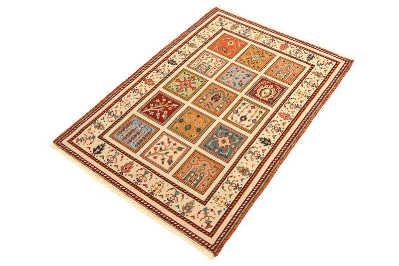 Tapis oriental - 117 x 84 cm - crème
