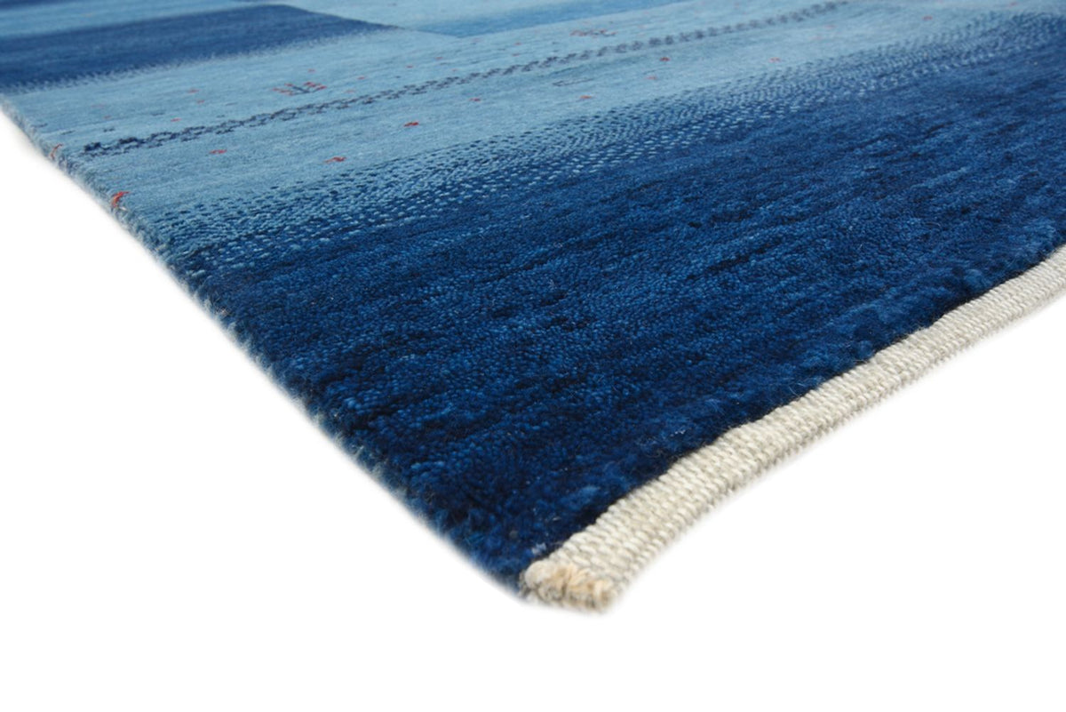 Tapis Gabbeh - Loribaft Indus - 345 x 247 cm - bleu de mer