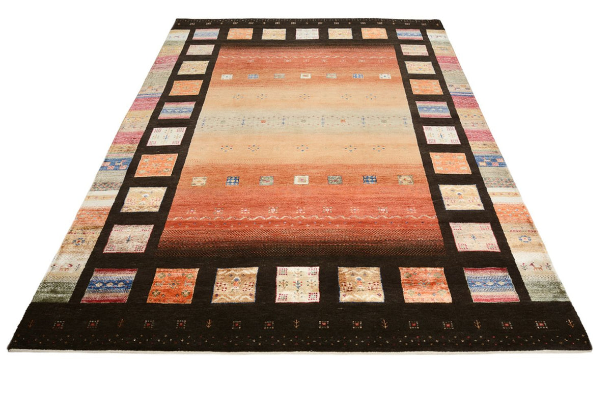 Tapis Gabbeh - Loribaft Indus - 244 x 178 cm - multicolore