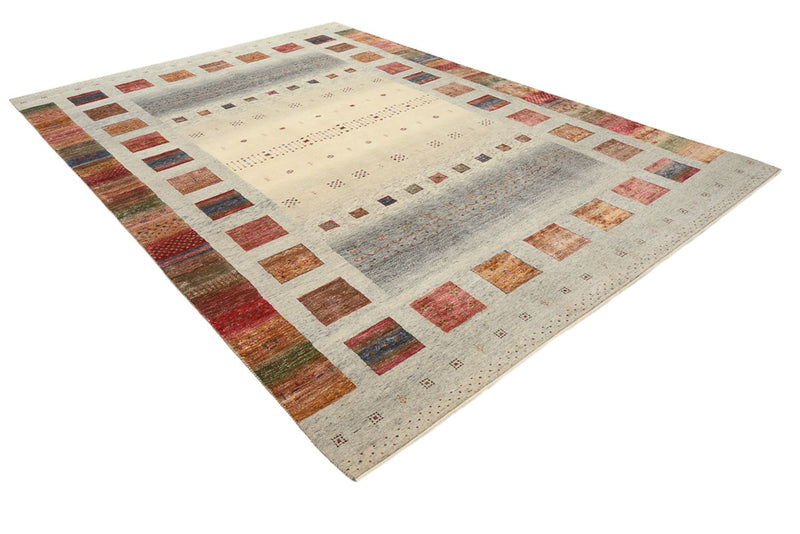 Tapis Gabbeh - Loribaft Indus - 354 x 248 cm - beige foncé