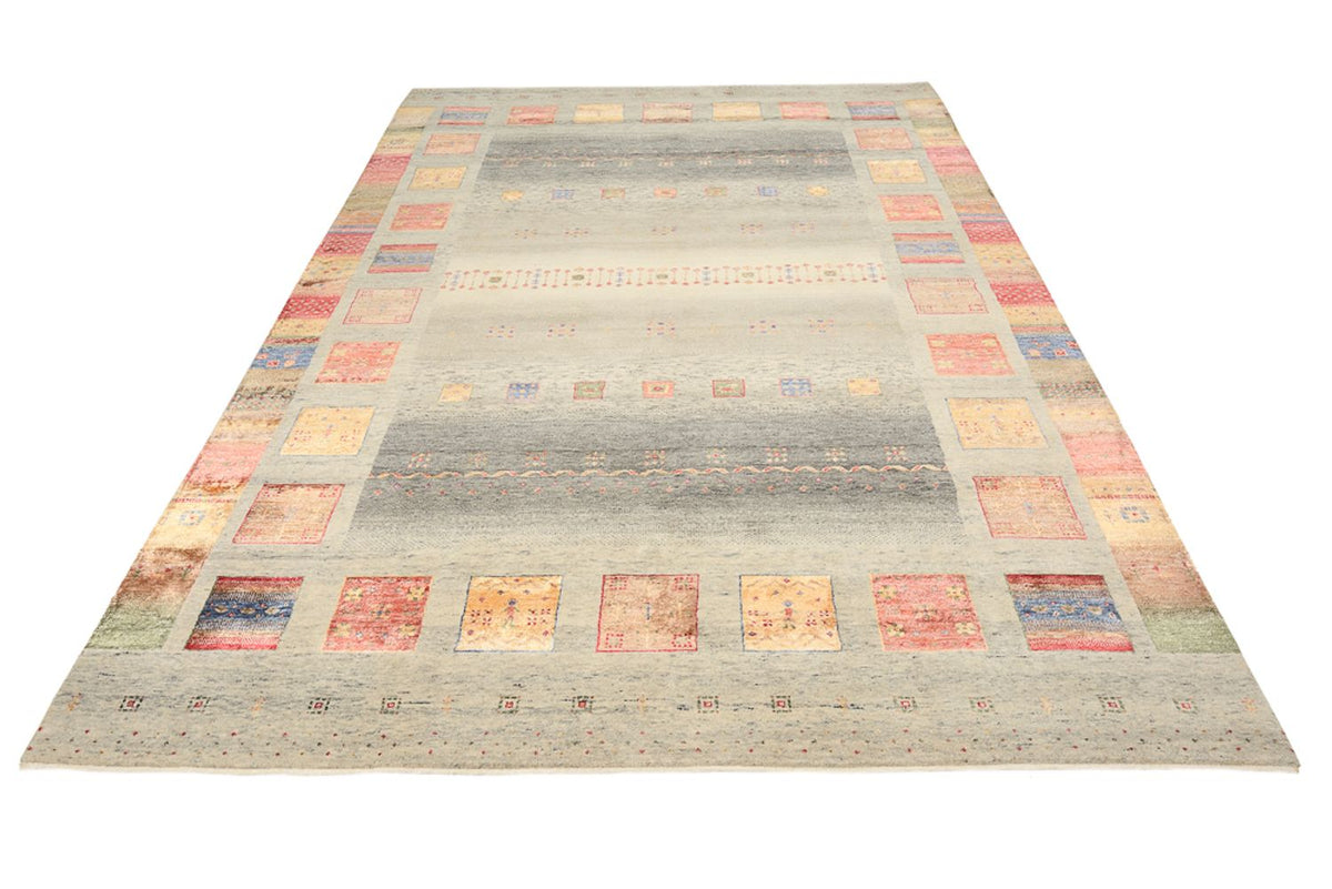 Tapis Gabbeh - Loribaft Indus - 301 x 207 cm - beige foncé