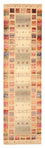 Tapis de couloir Tapis Gabbeh - Loribaft Indus - 305 x 81 cm - beige foncé