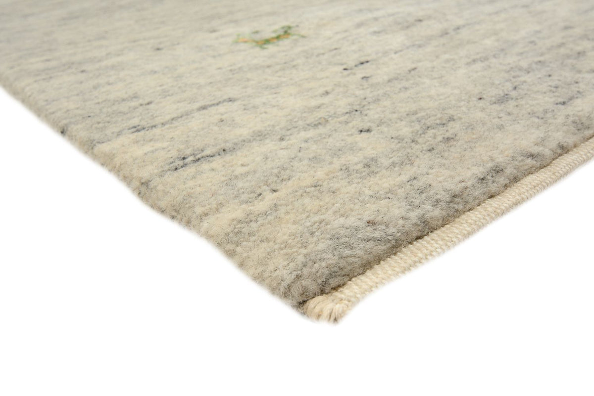 Tapis de couloir Tapis Gabbeh - Loribaft Indus - 237 x 82 cm - beige foncé
