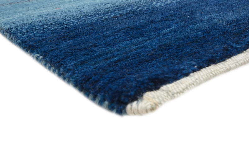 Tapis Gabbeh - Loribaft Indus - 329 x 253 cm - bleu de mer