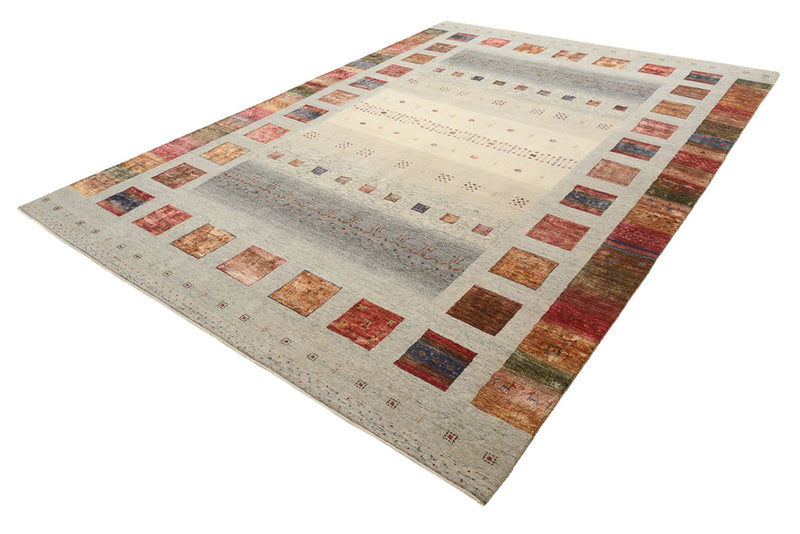 Tapis Gabbeh - Loribaft Indus - 351 x 251 cm - beige foncé