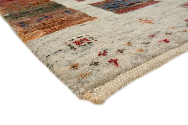 Tapis Gabbeh - Loribaft Indus - 139 x 74 cm - multicolore