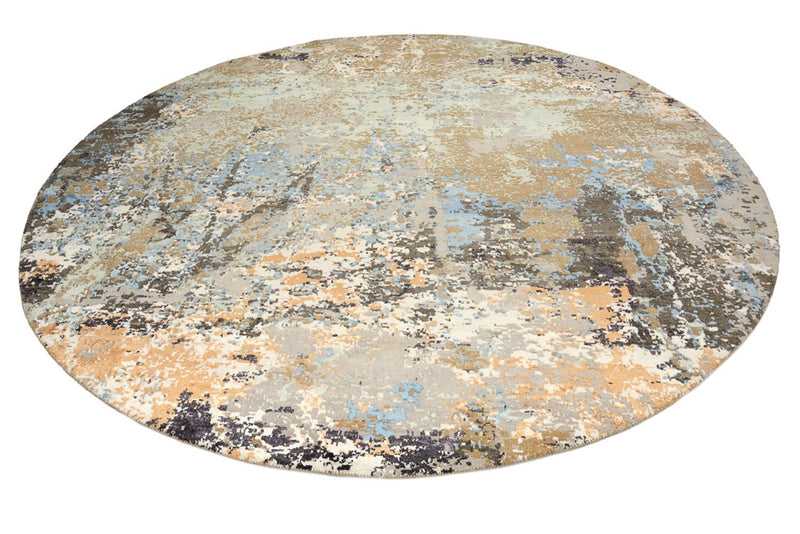 Tapis design - 239 x 237 cm - multicolore