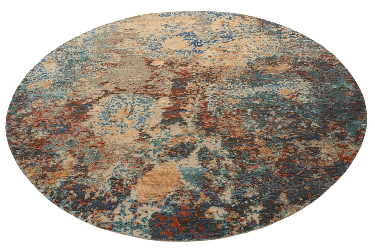 Tapis design - 241 x 239 cm - multicolore