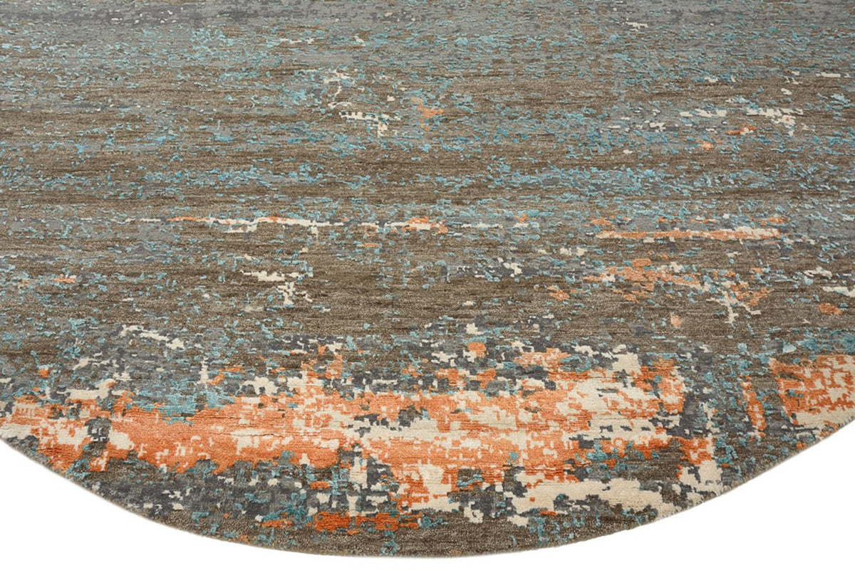 Tapis design - 242 x 240 cm - multicolore