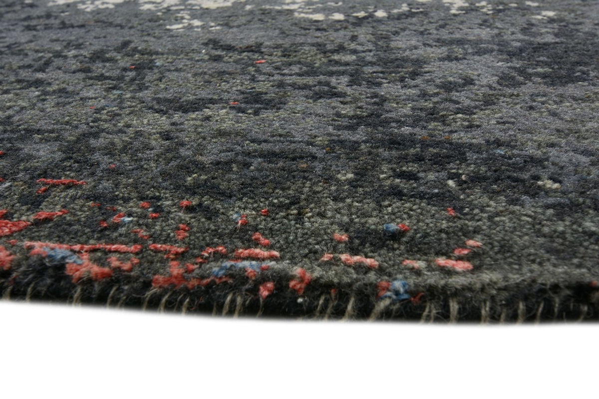 Tapis design ronde  - 185 x 183 cm - multicolore