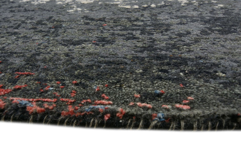 Tapis design ronde  - 185 x 183 cm - multicolore