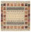 Tapis Gabbeh - Loribaft Indus carré  - 201 x 196 cm - multicolore
