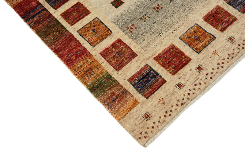Tapis de couloir Tapis Gabbeh - Loribaft Indus - 295 x 82 cm - multicolore
