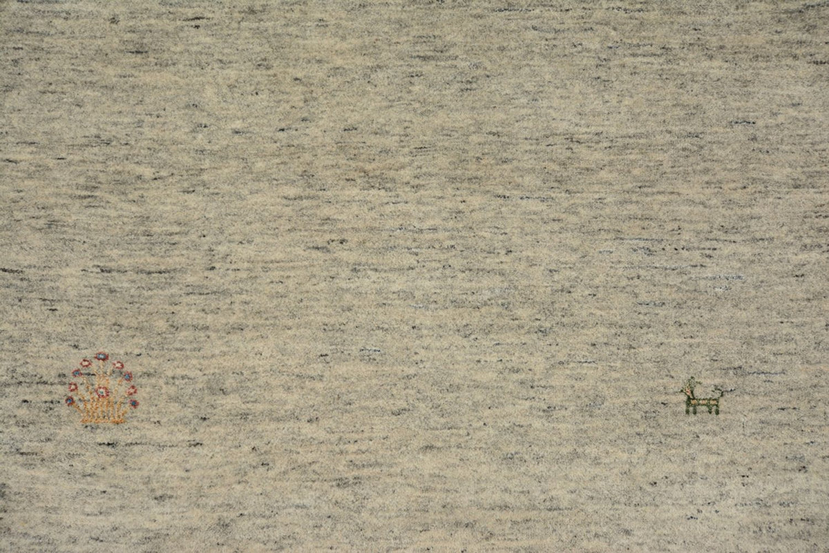 Tapis de couloir Tapis Gabbeh - Loribaft Indus - 296 x 84 cm - camel