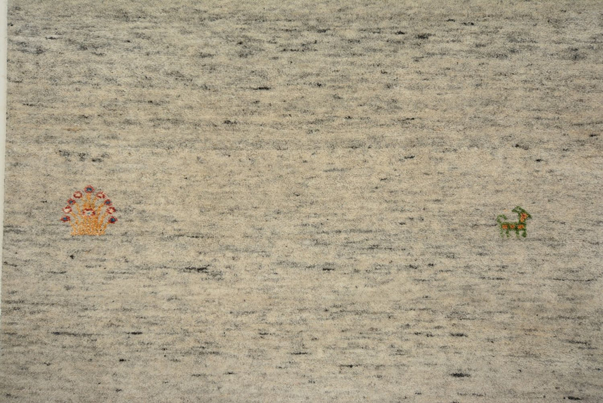 Tapis de couloir Tapis Gabbeh - Loribaft Indus - 292 x 83 cm - camel