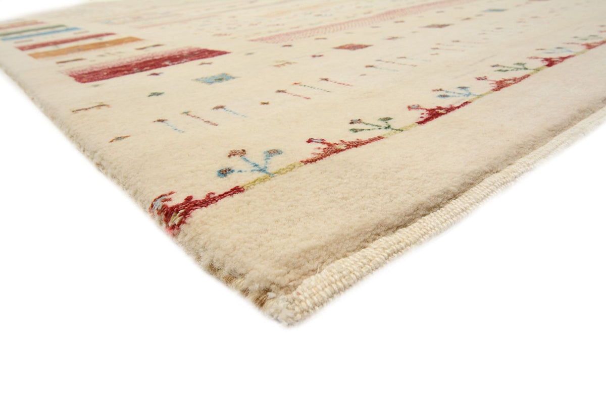 Tapis Gabbeh - Loribaft Indus - 356 x 251 cm - beige clair
