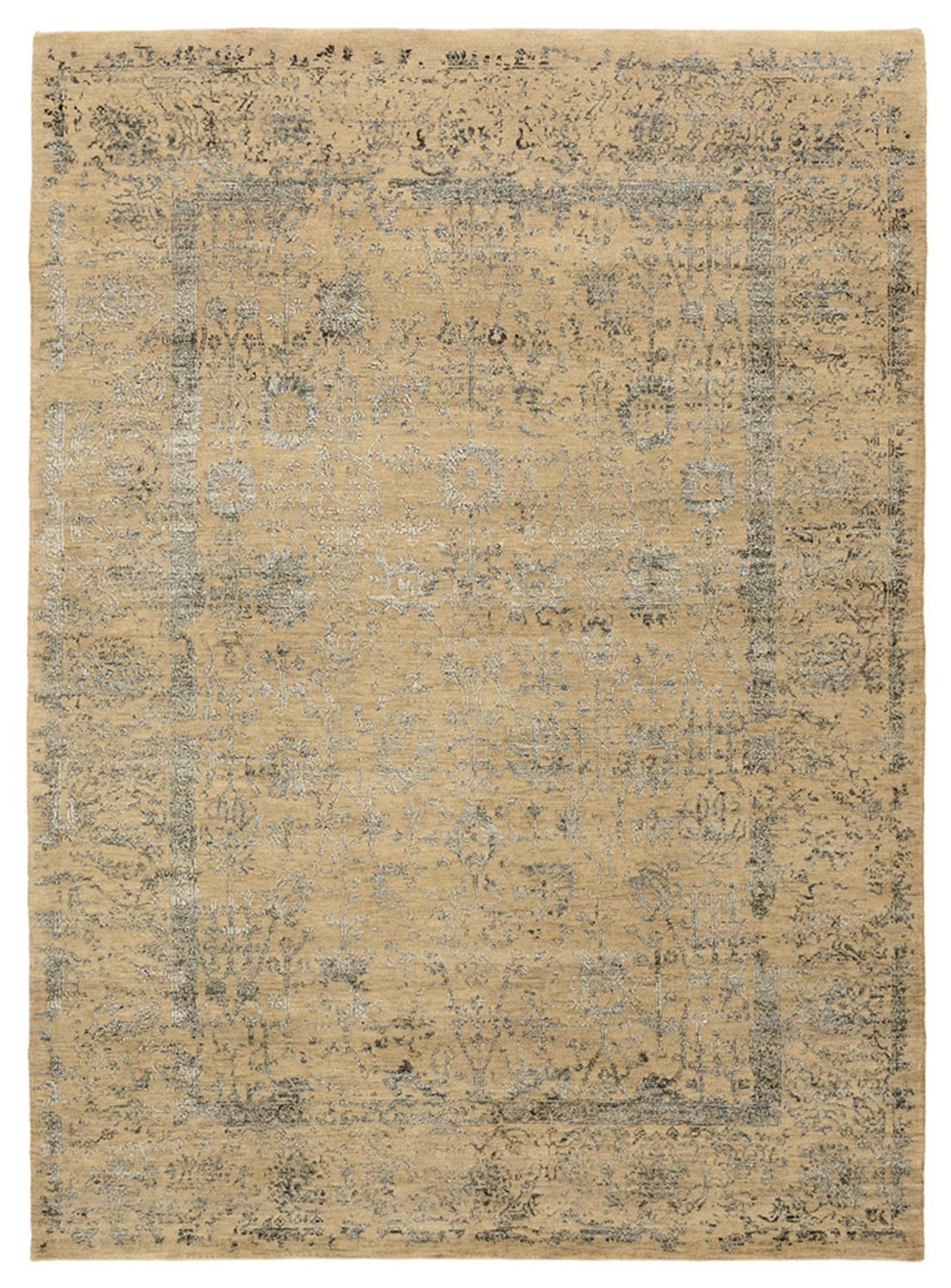 Tapis design - 231 x 168 cm - sable