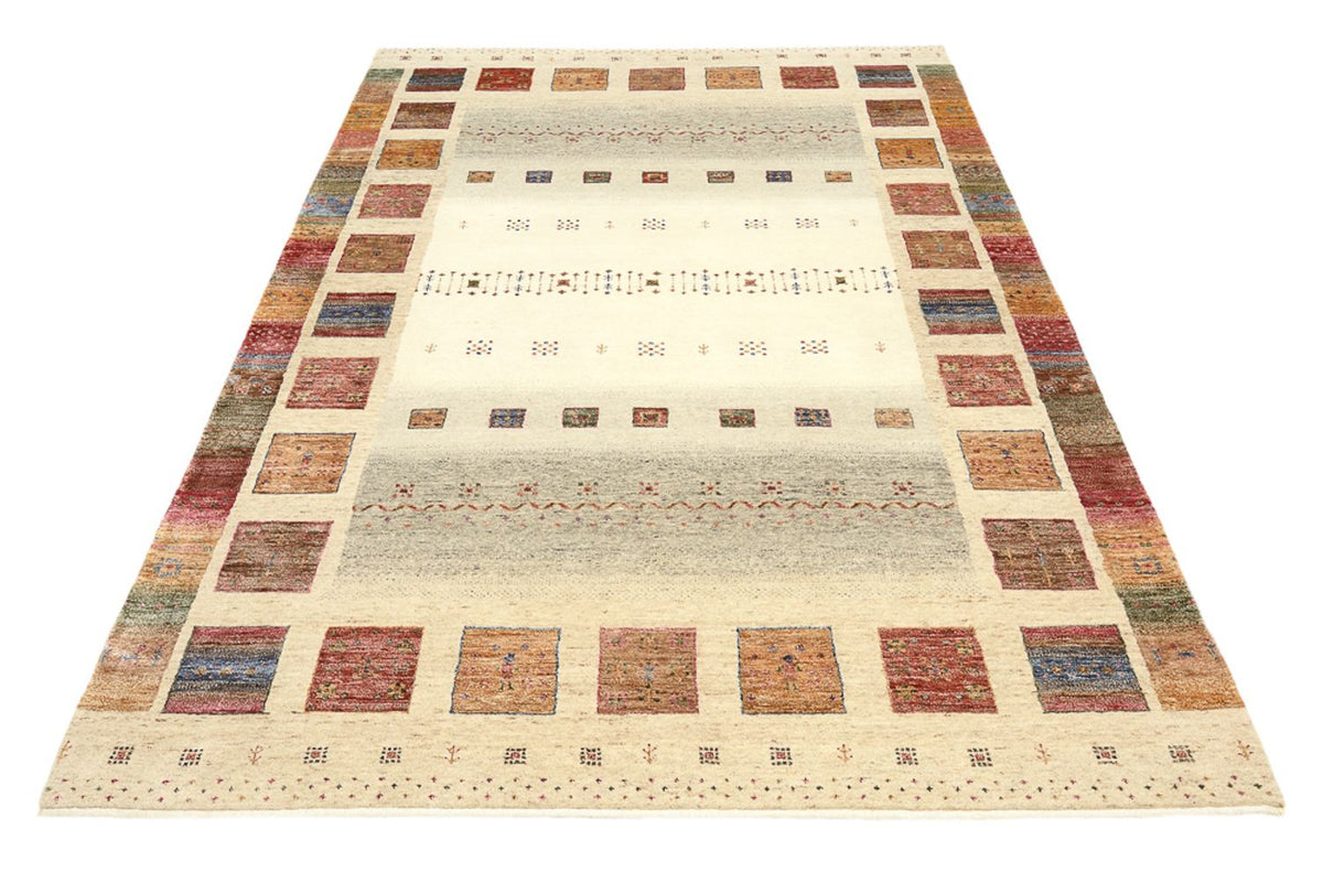 Tapis Gabbeh - Loribaft Indus - 244 x 175 cm - multicolore