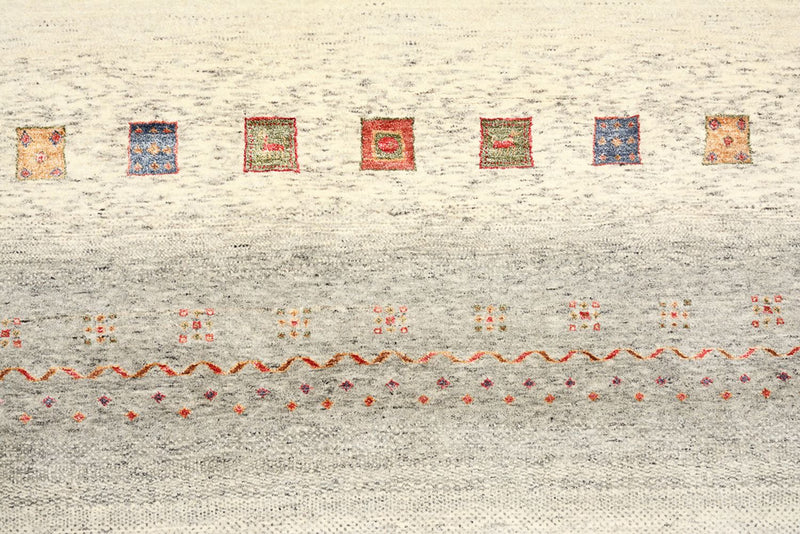 Tapis Gabbeh - Loribaft Indus - 341 x 248 cm - multicolore