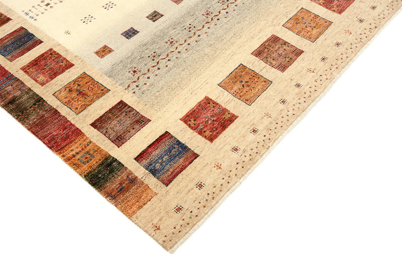 Tapis Gabbeh - Loribaft Indus - 204 x 156 cm - multicolore