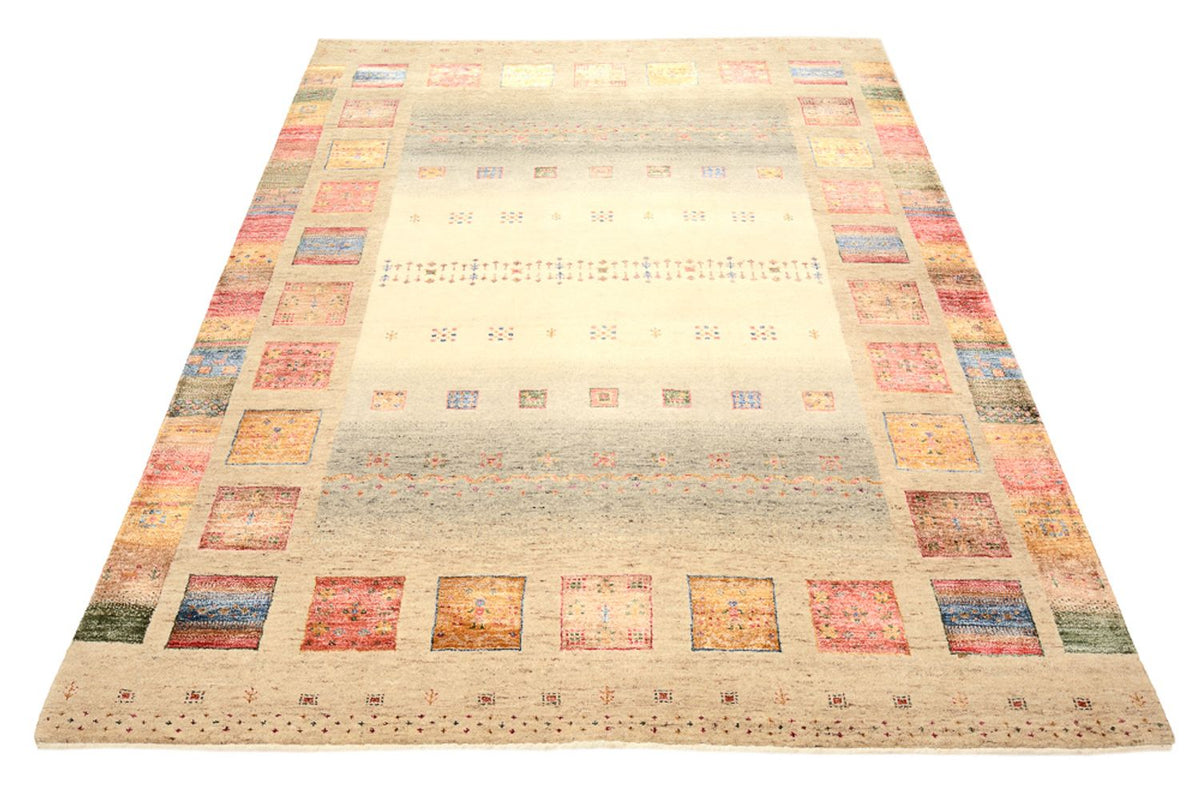Tapis Gabbeh - Loribaft Indus - 204 x 156 cm - multicolore