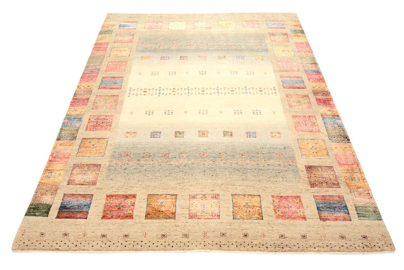 Tapis Gabbeh - Loribaft Indus - 204 x 156 cm - multicolore