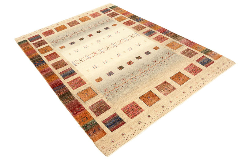 Tapis Gabbeh - Loribaft Indus - 205 x 153 cm - multicolore