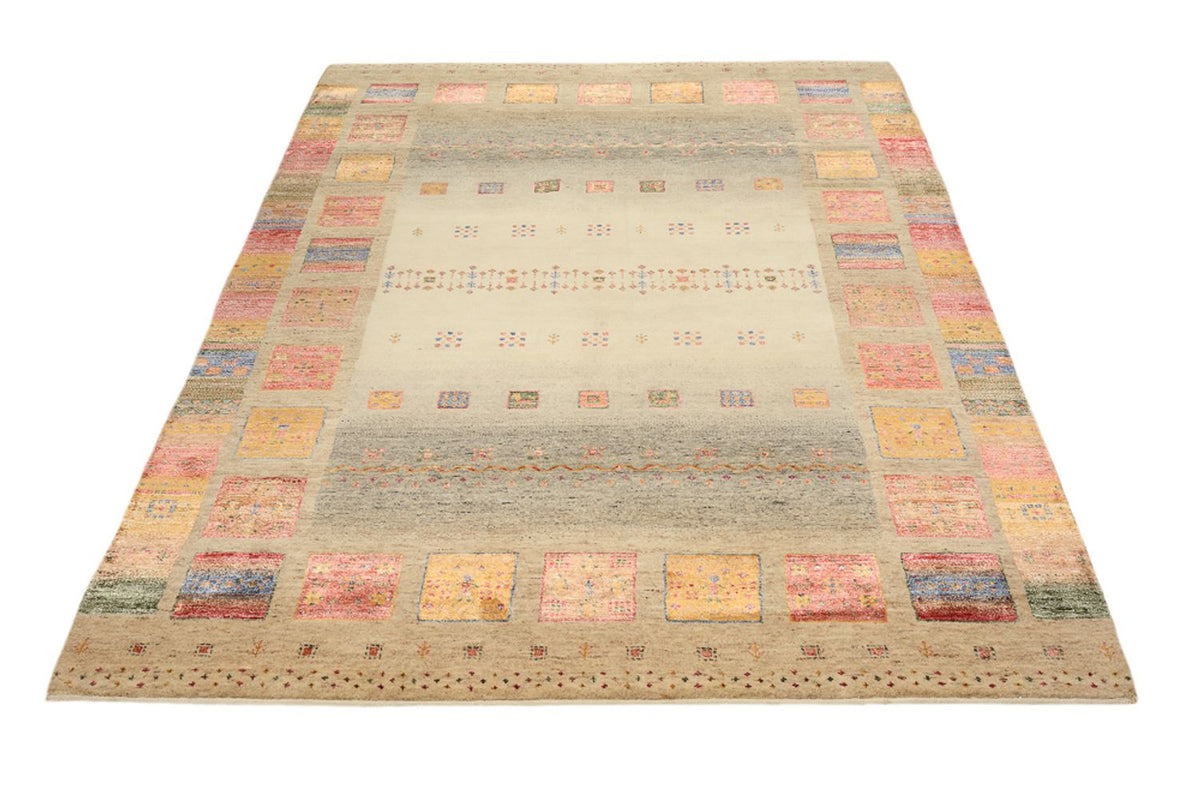 Tapis Gabbeh - Loribaft Indus - 205 x 153 cm - multicolore