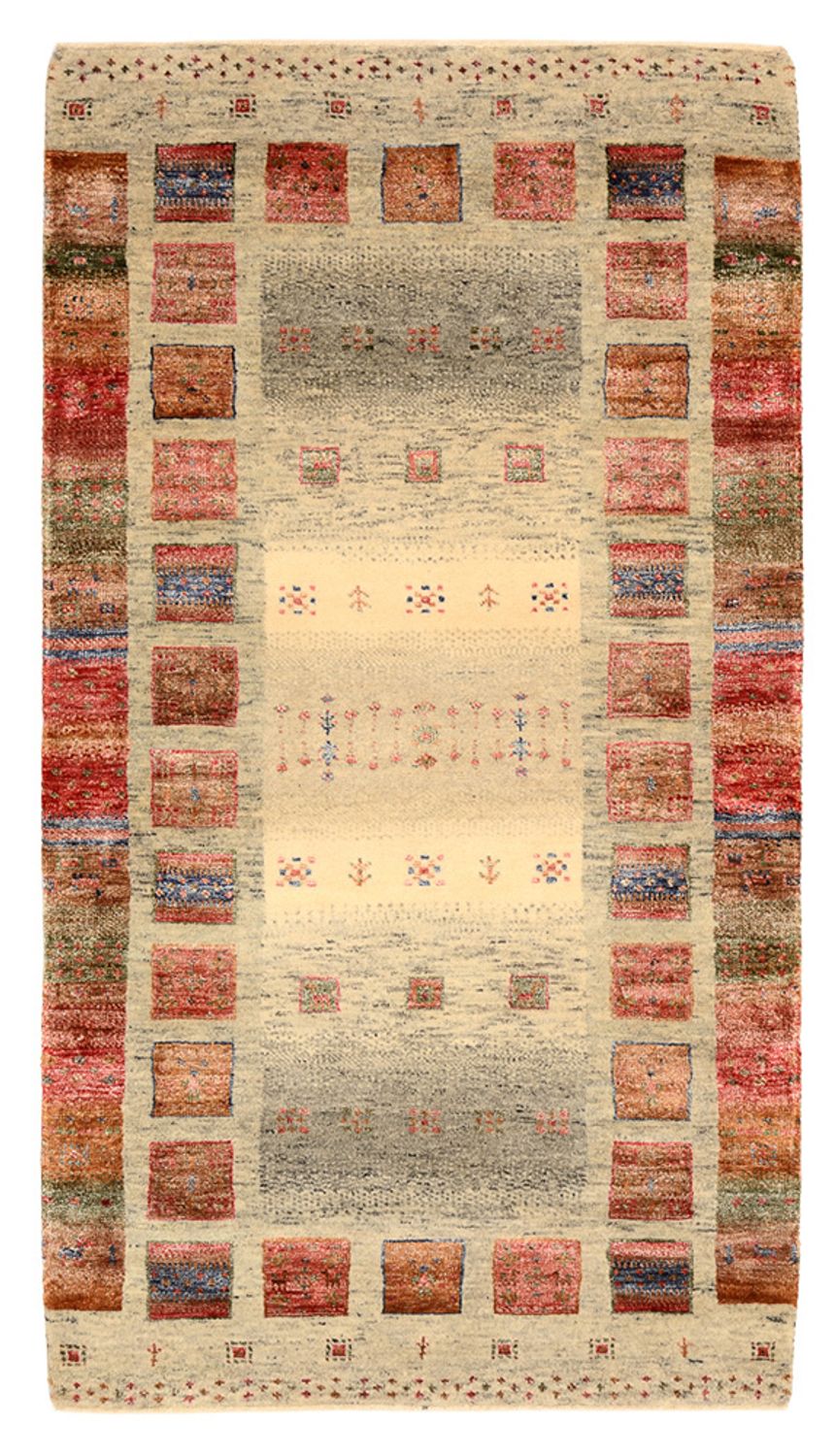 Tapis Gabbeh - Loribaft Indus - 139 x 76 cm - multicolore
