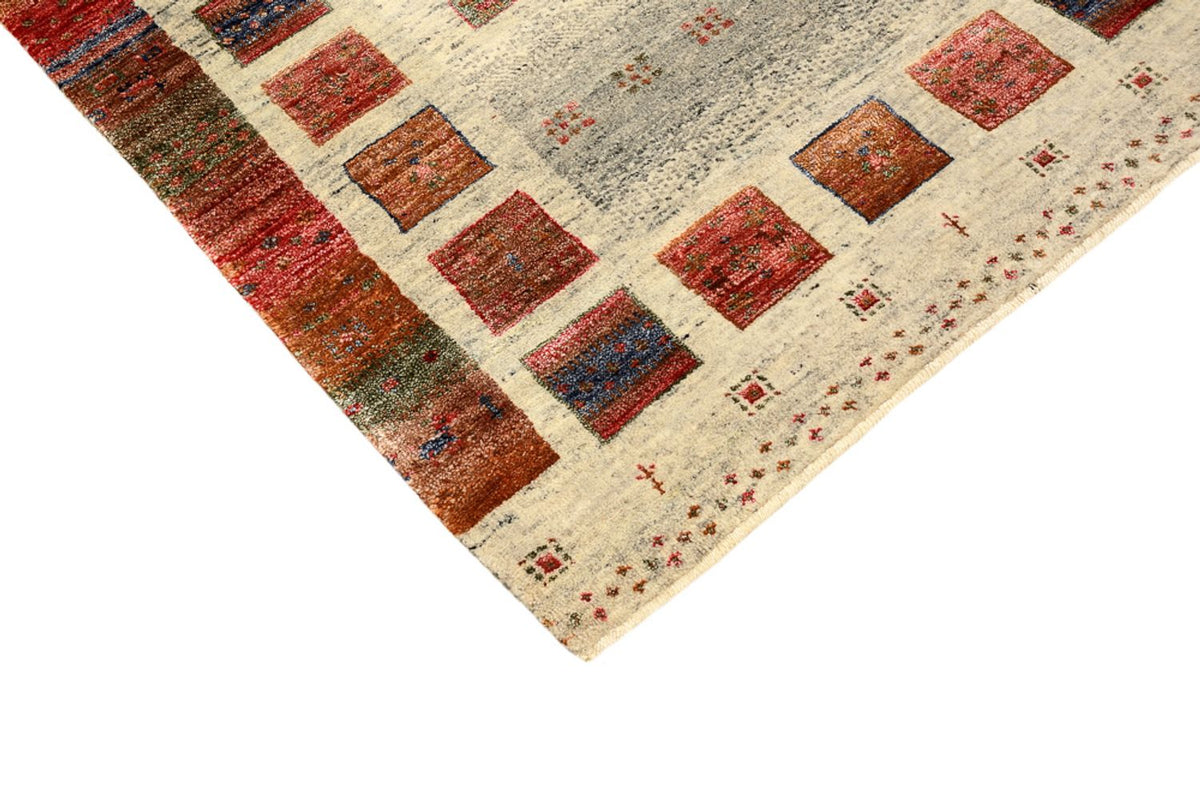 Tapis Gabbeh - Loribaft Indus - 139 x 76 cm - multicolore