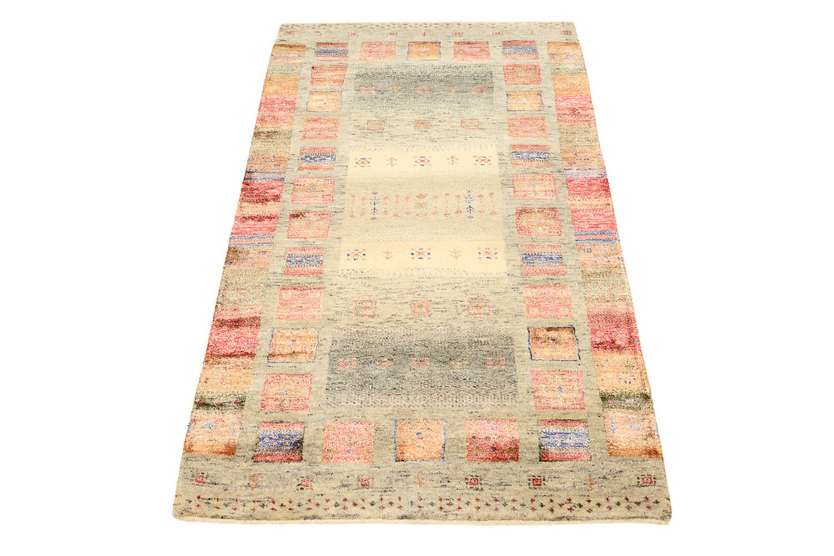 Tapis Gabbeh - Loribaft Indus - 139 x 76 cm - multicolore