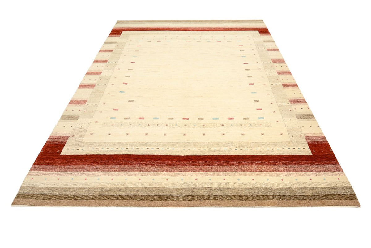 Tapis Gabbeh - Loribaft Indus - 342 x 254 cm - beige clair