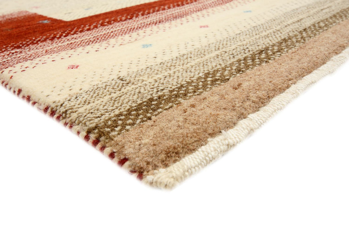 Tapis Gabbeh - Loribaft Indus - 238 x 174 cm - beige clair
