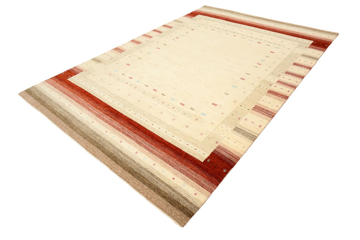 Tapis Gabbeh - Loribaft Indus - 304 x 205 cm - beige clair