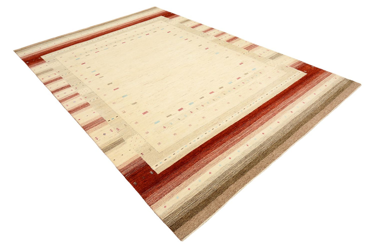 Tapis Gabbeh - Loribaft Indus - 304 x 205 cm - beige clair