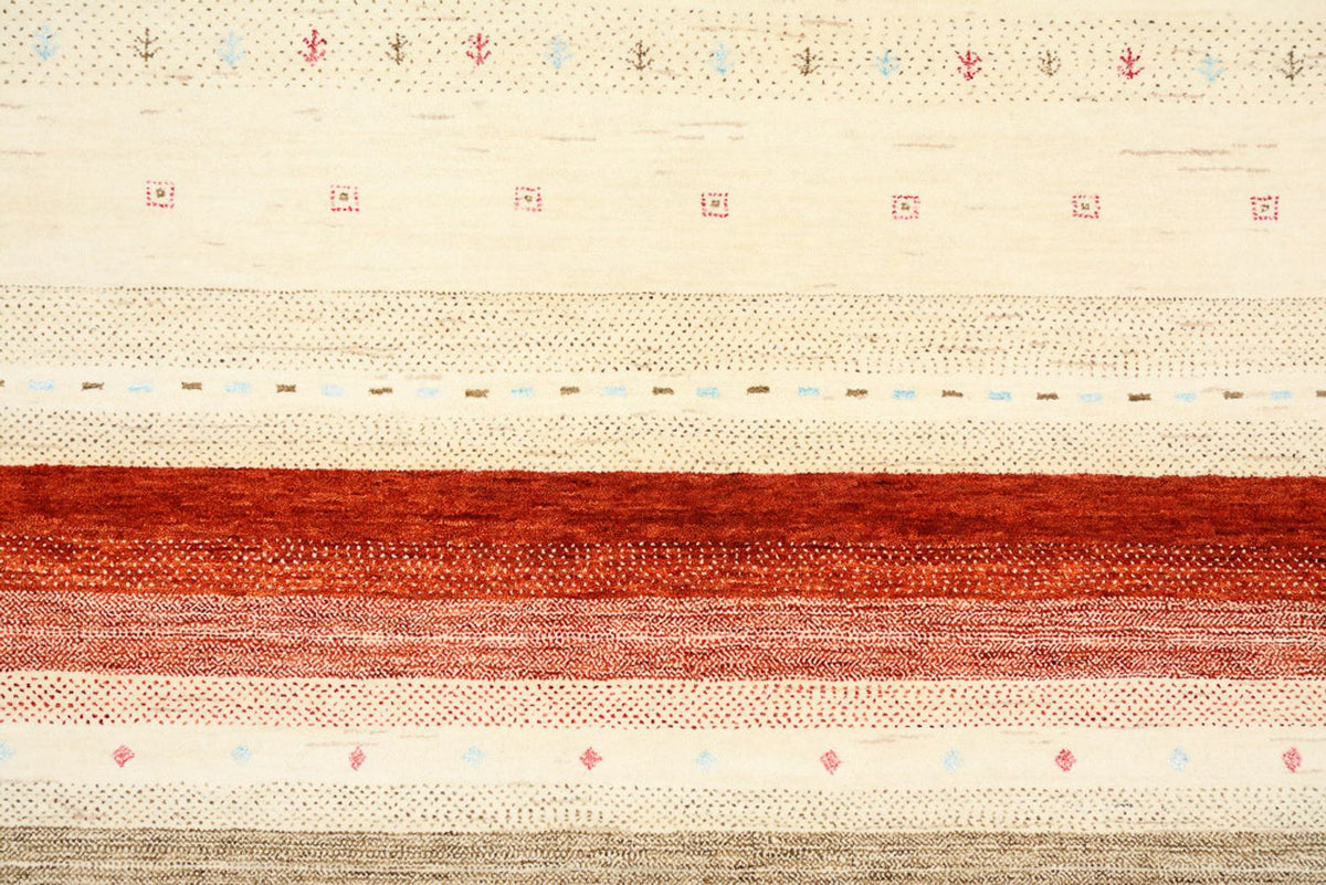 Tapis Gabbeh - Loribaft Indus - 304 x 205 cm - beige clair