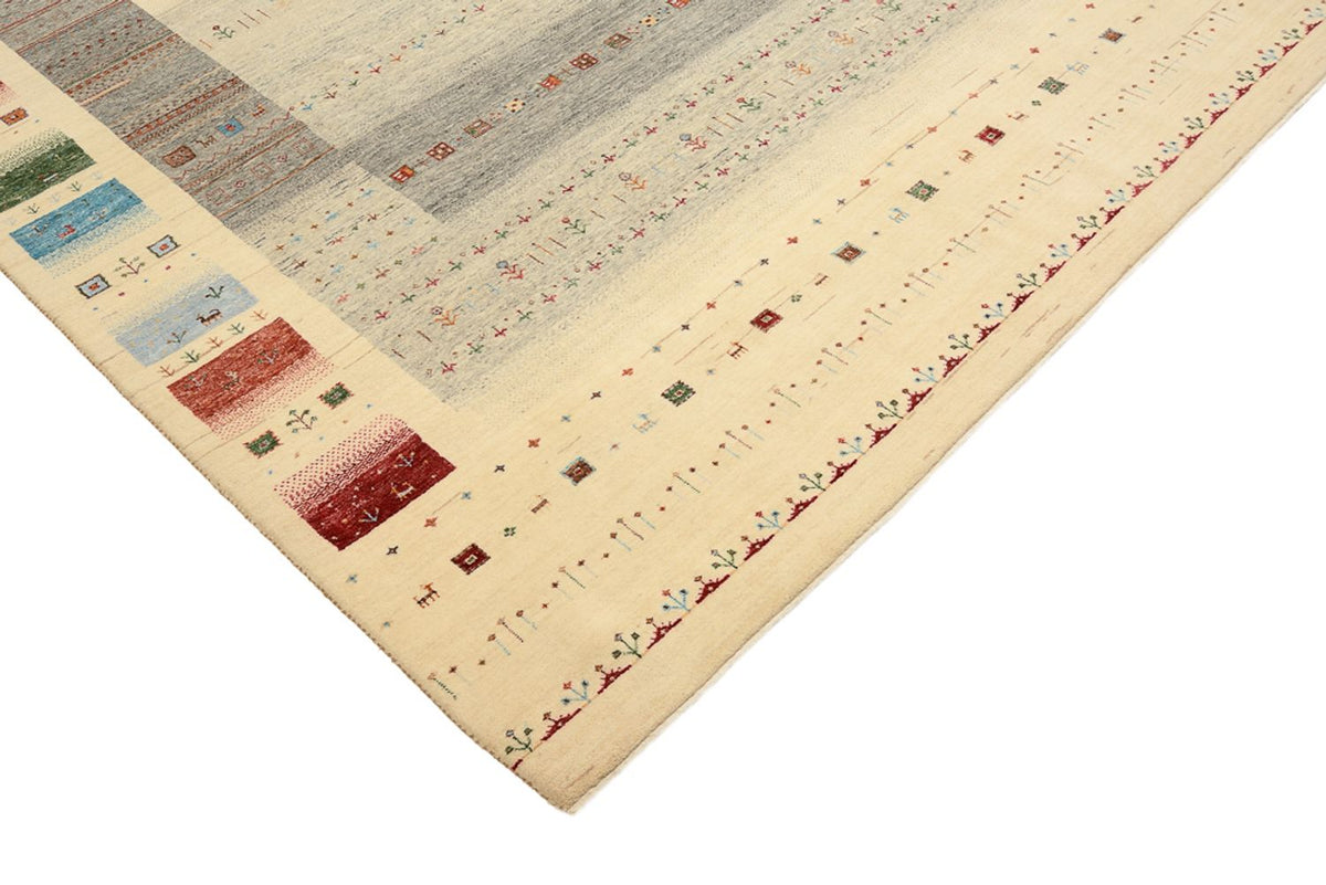 Tapis Gabbeh - Loribaft Indus - 339 x 248 cm - multicolore