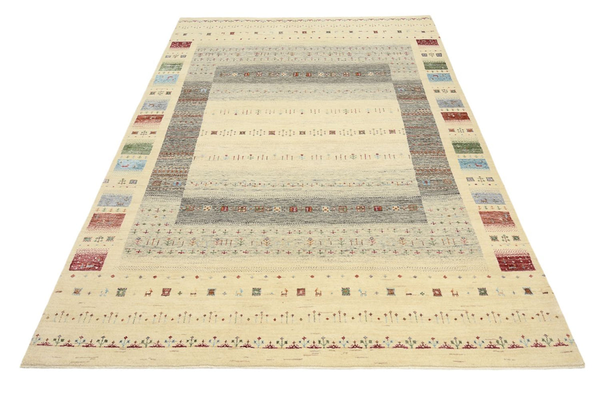 Tapis Gabbeh - Loribaft Indus - 243 x 171 cm - multicolore