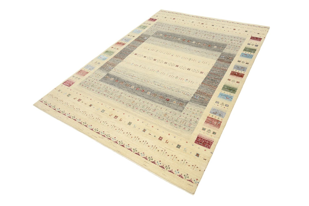 Tapis Gabbeh - Loribaft Indus - 243 x 171 cm - multicolore
