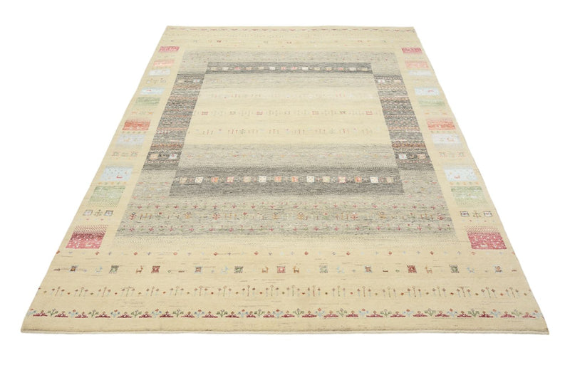 Tapis Gabbeh - Loribaft Indus - 243 x 171 cm - multicolore