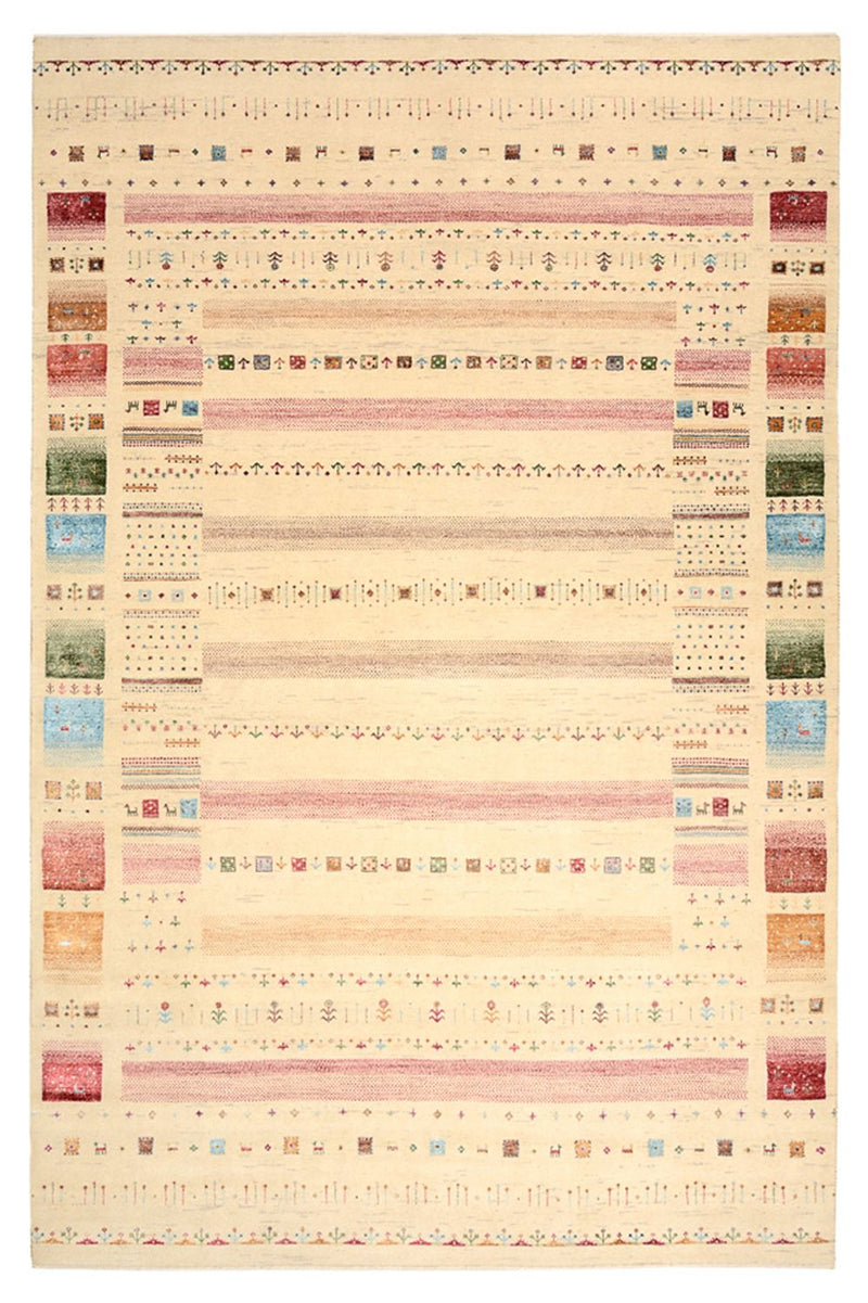 Tapis Gabbeh - Loribaft Indus - 304 x 200 cm - multicolore