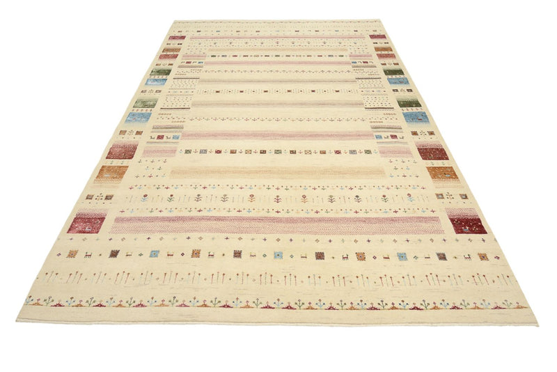 Tapis Gabbeh - Loribaft Indus - 304 x 200 cm - multicolore