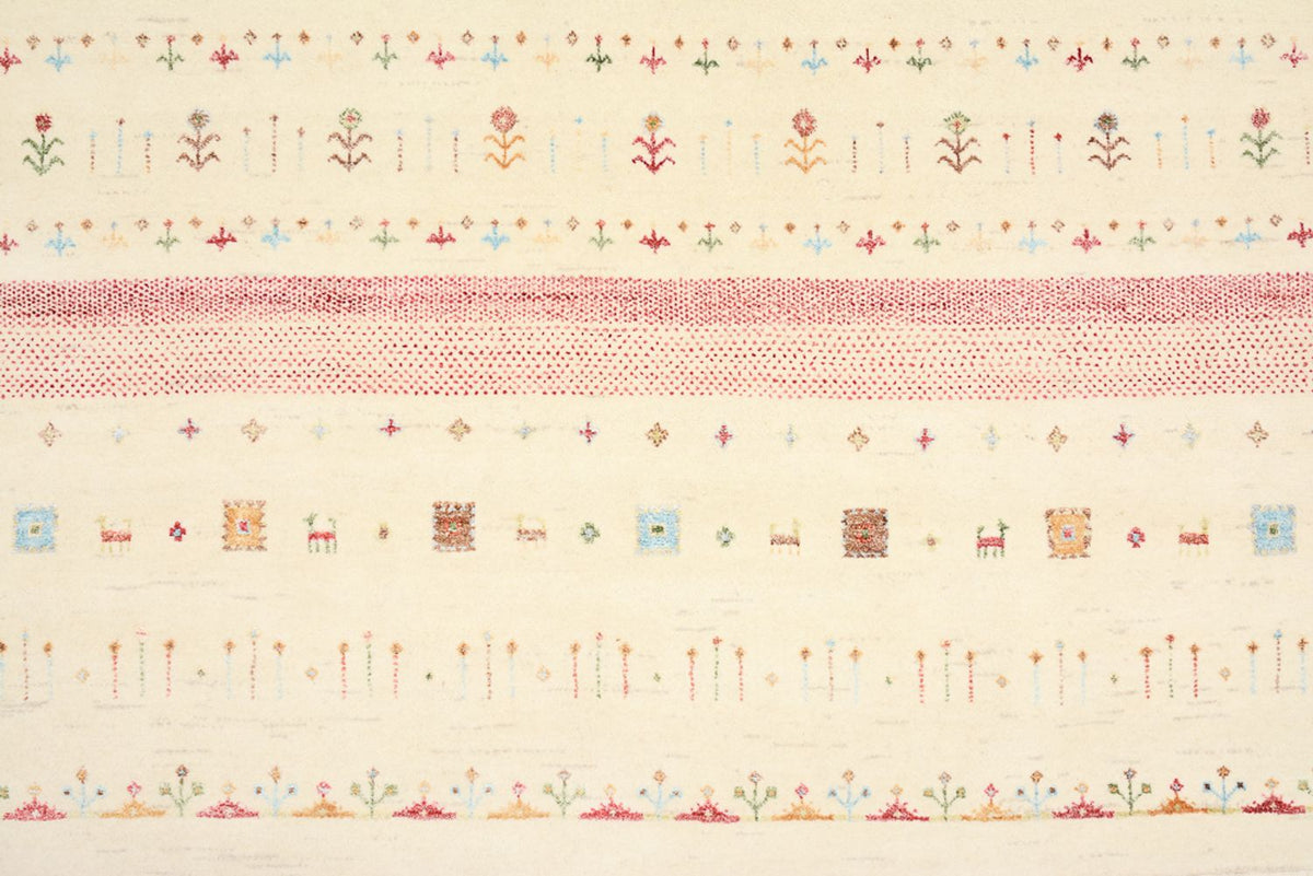 Tapis Gabbeh - Loribaft Indus - 304 x 200 cm - multicolore