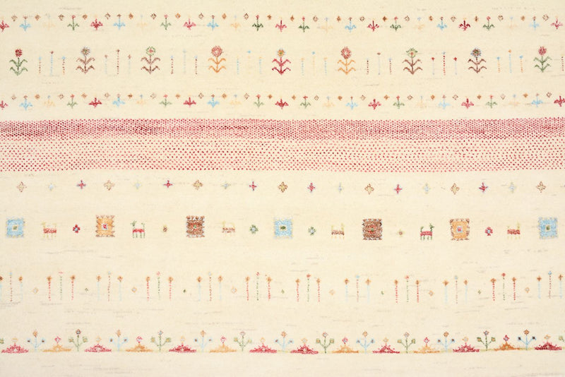 Tapis Gabbeh - Loribaft Indus - 304 x 200 cm - multicolore