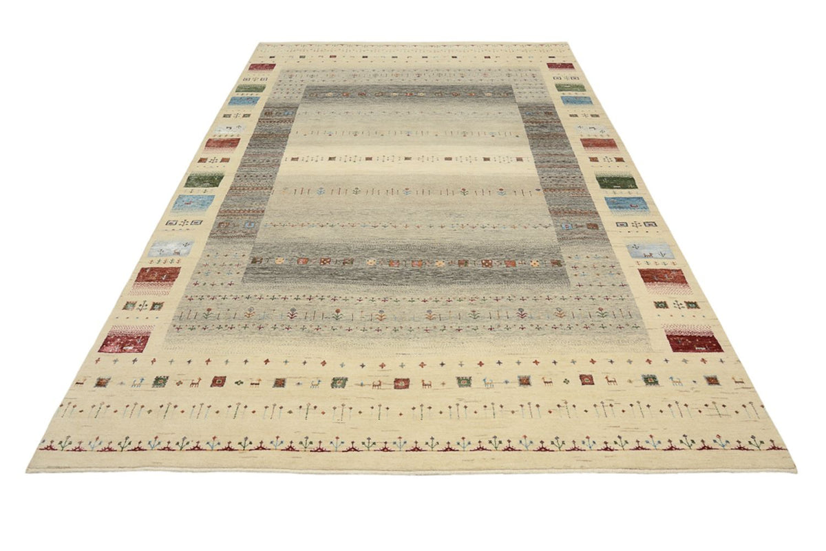 Tapis Gabbeh - Loribaft Indus - 304 x 201 cm - multicolore